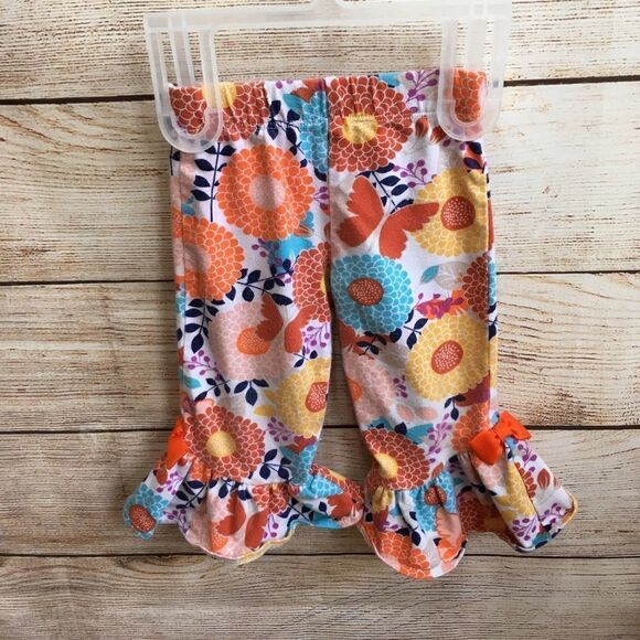 RARE EDITIONS PANTS SET WITH APPLIQUED PUMPKINS‎ - Picture 3 of 7